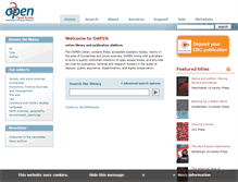 Tablet Screenshot of oapen.org